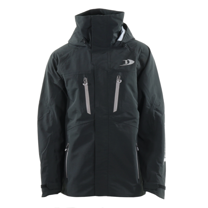 Blackfish men's Torrent rain jacket black grey