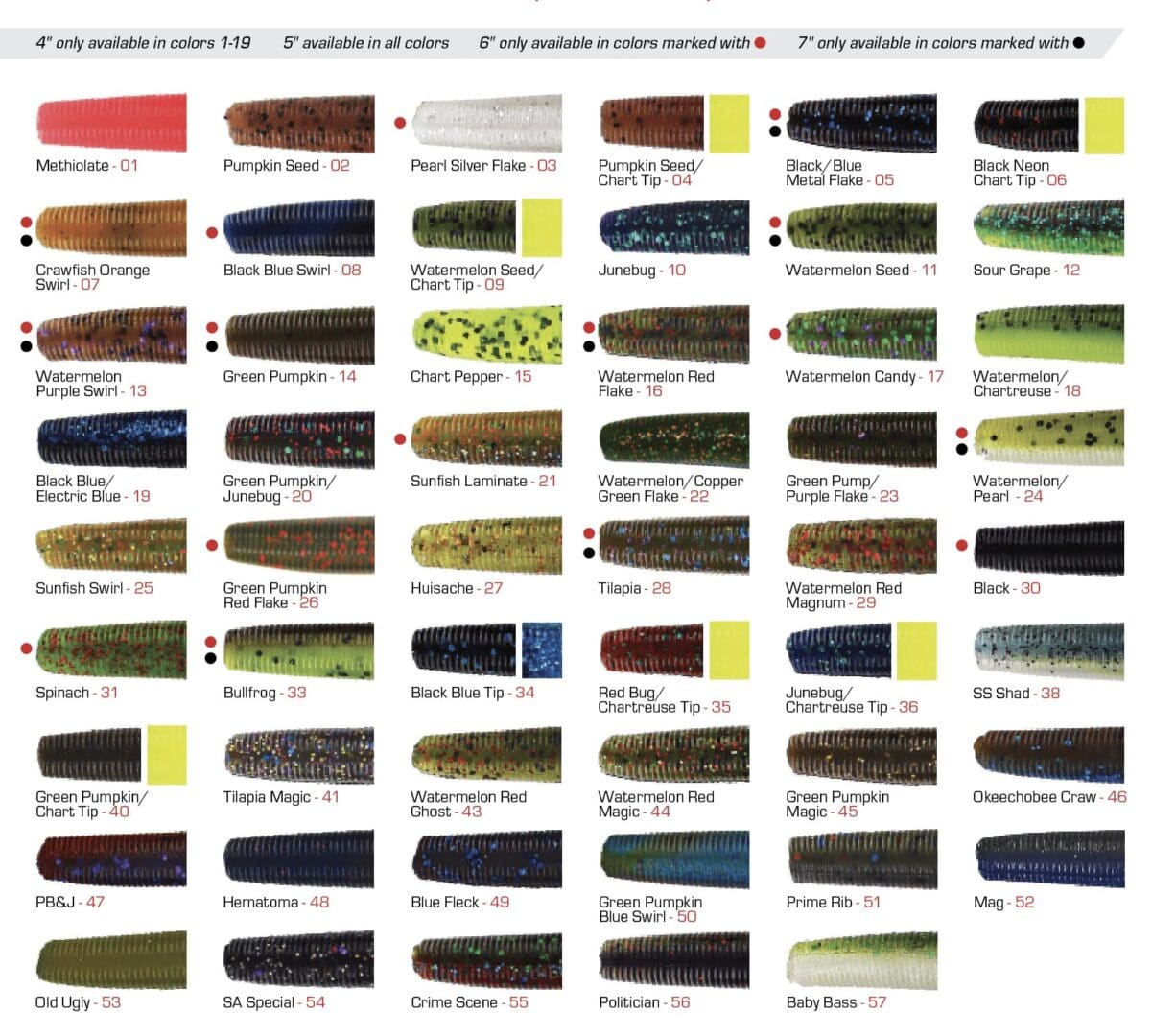 BIG BITE BAITS  5" TRICK STICK / SS SHAD (100 PACK)