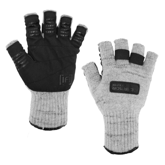 Clam IceArmor™ Wooly Fingerless Gloves