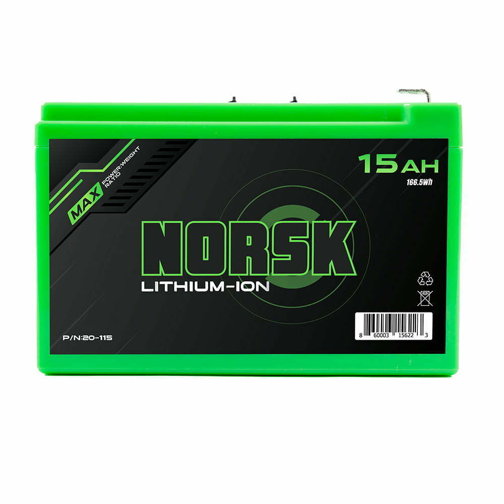 Norsk 15Ah 12v Lithium Battery