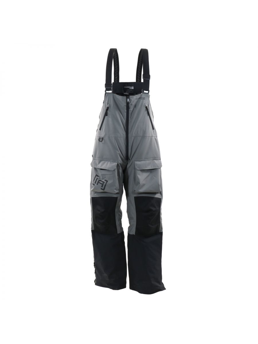 CLAM Men's EdgeX Cold Weather Bibs Black Charcoal Dewey Catchem & How