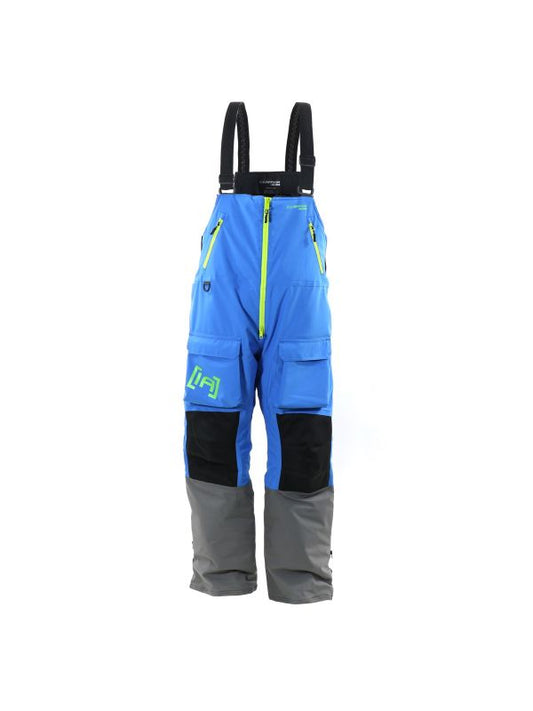 CLAM Men's EdgeX Cold Weather Bibs Blue Charcoal