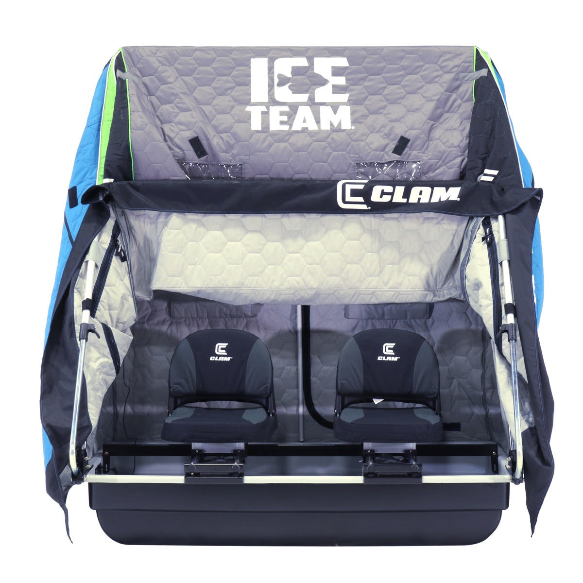 CLAM Voyager XT Thermal ICE TEAM Shelter – Dewey Catchem & How