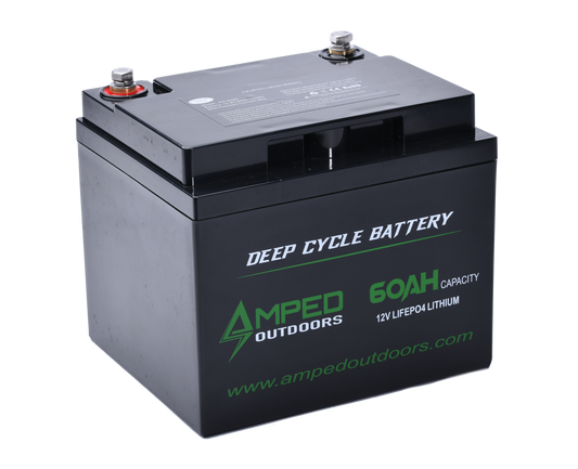 Amped 12v 60Ah Lithium Battery (LiFePO4)