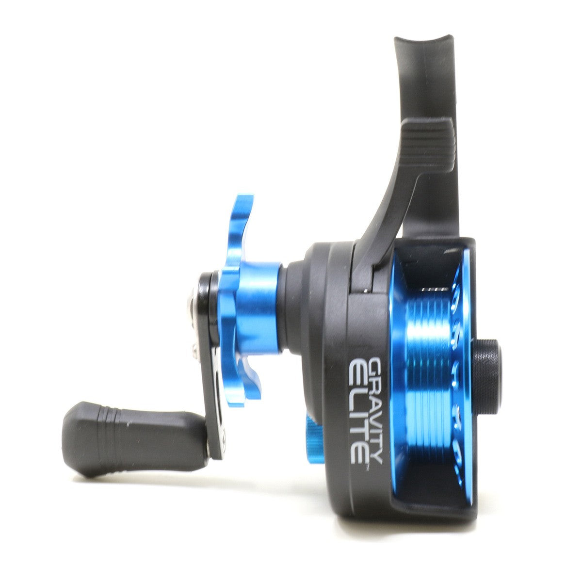 clam ice fishing reel Spooler Elite Bronze drag trigger Clam Spooler Elite Stealth Gray