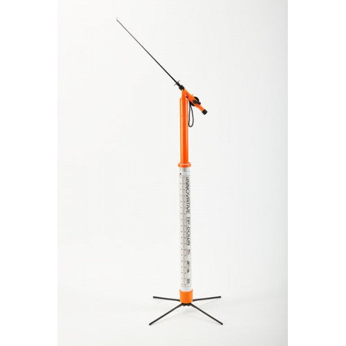 Innovative Tip-Down Ice Fishing System Orange