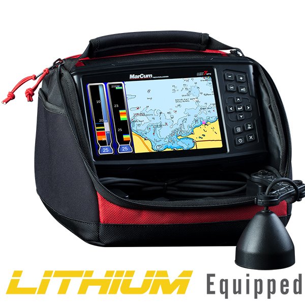 MarCum MX-7GPS Lithium Equipped GPS/Sonar System