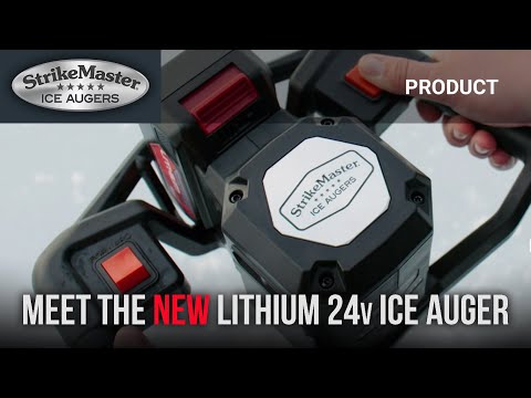 Strikemaster Lite-Flite 24v Lithium Lazer Drill Ice Auger 8 – Dewey  Catchem & How
