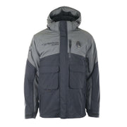 Clam IceArmor Ascent float parka charcoal and black