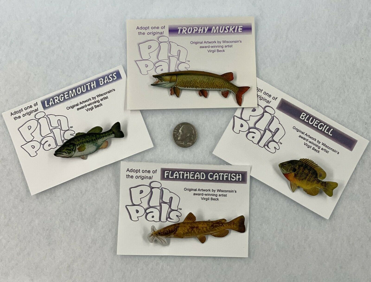 Pin Pals fish hat pin