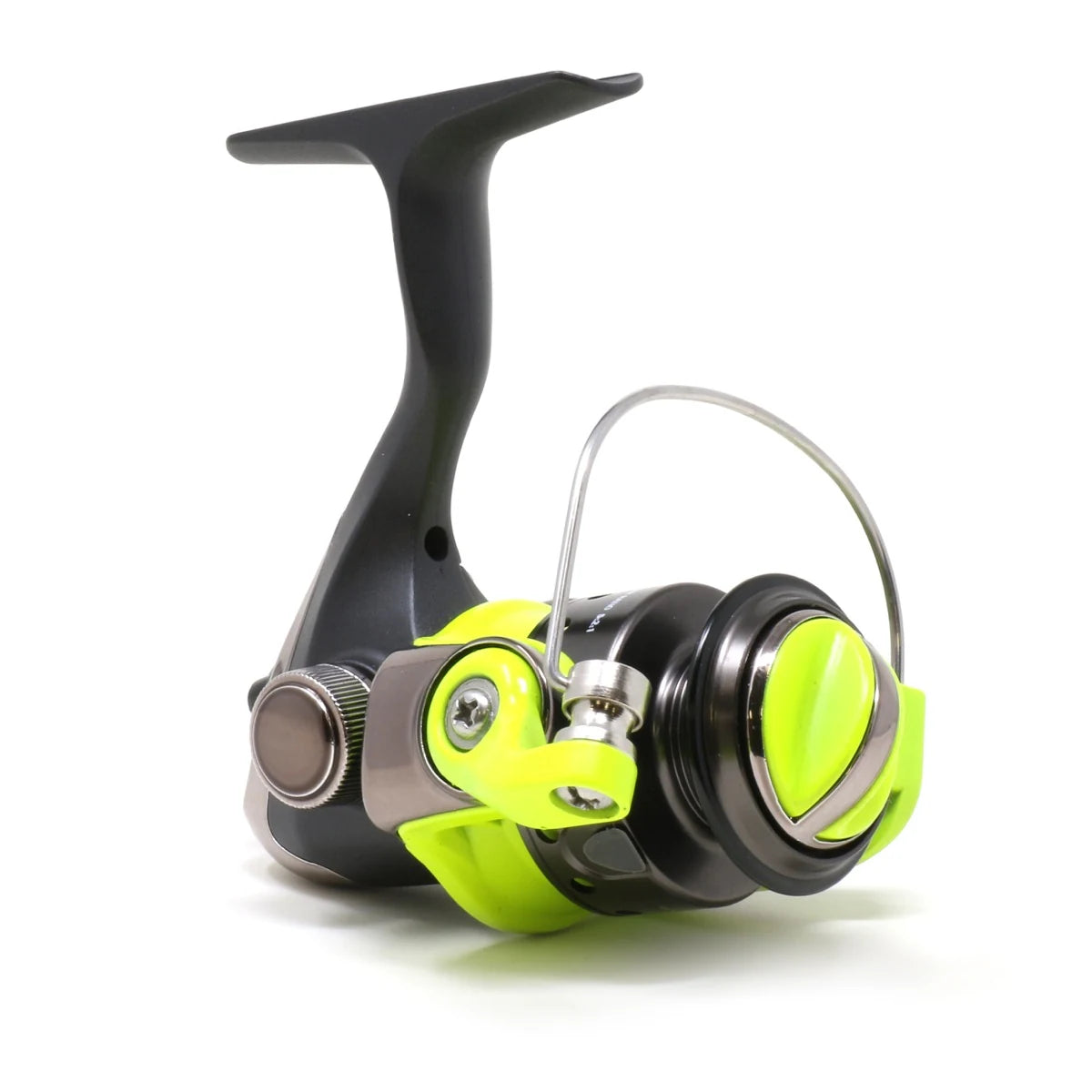 Clam Voltage Ice Reel Black and Yellow
